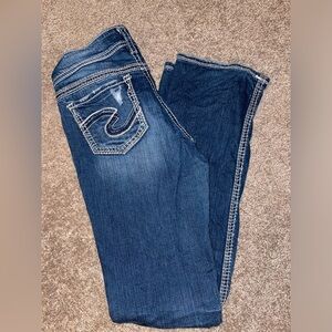 Silver Suki 17” jeans 29/33.
